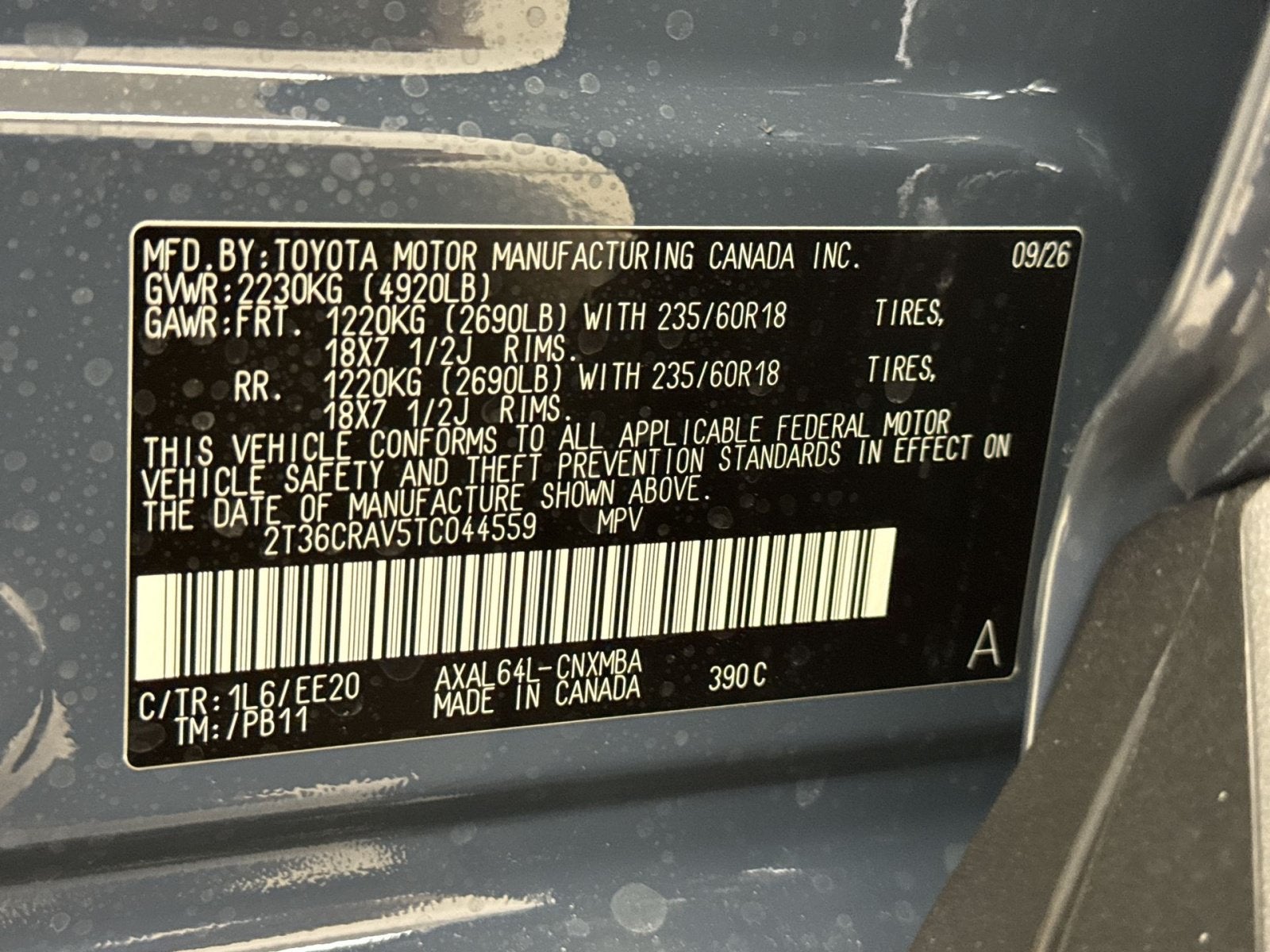 2026 Toyota RAV4 LE