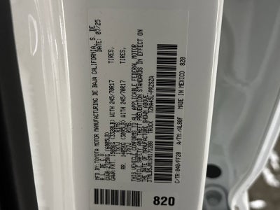 2025 Toyota Tacoma SR5