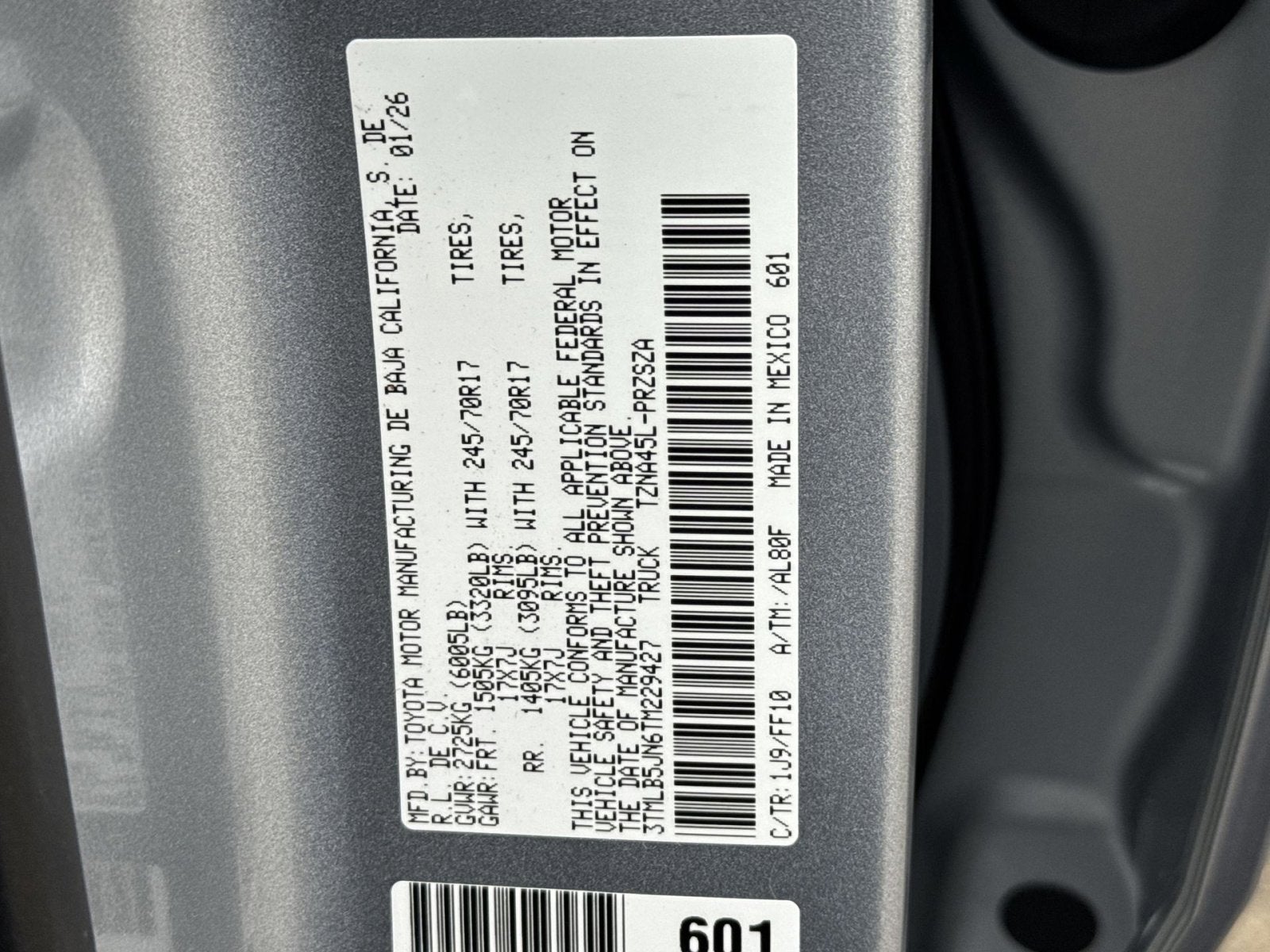 2026 Toyota Tacoma SR5