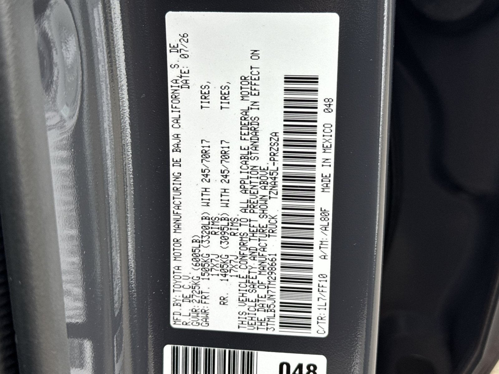 2026 Toyota Tacoma SR5