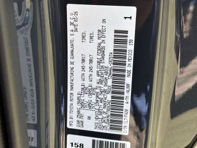 2026 Toyota Tacoma SR