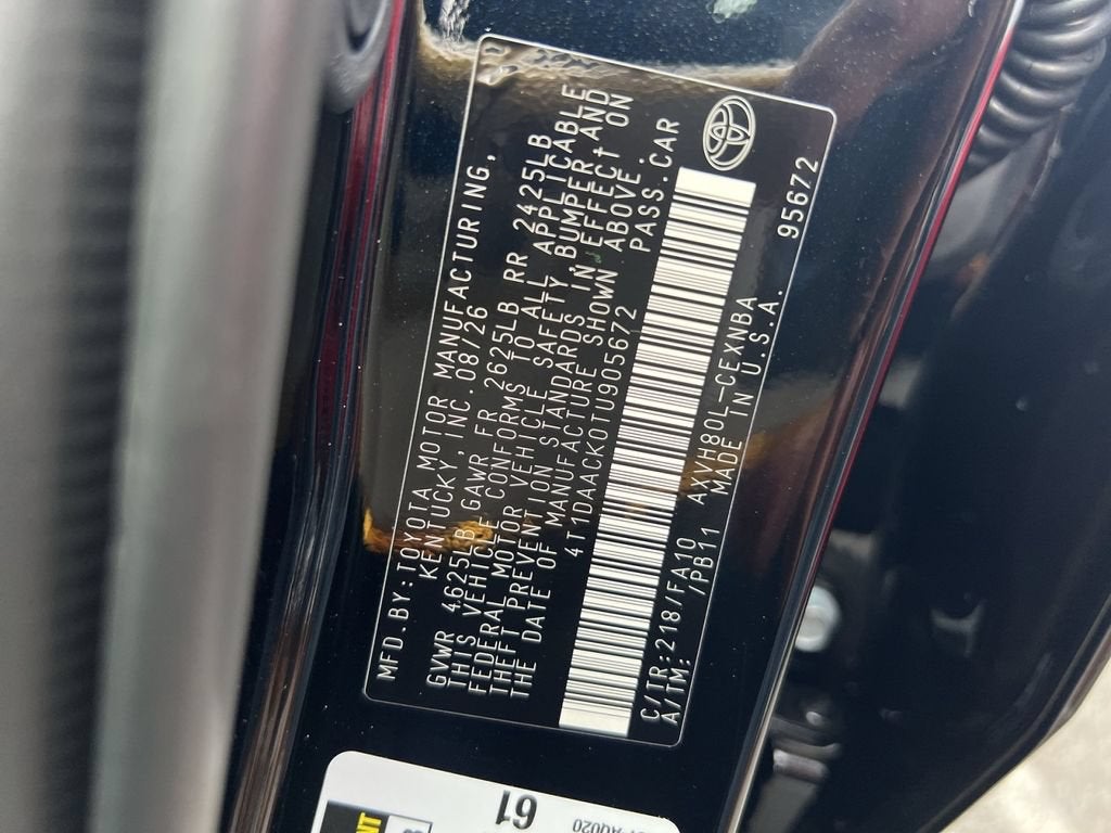 2026 Toyota Camry LE
