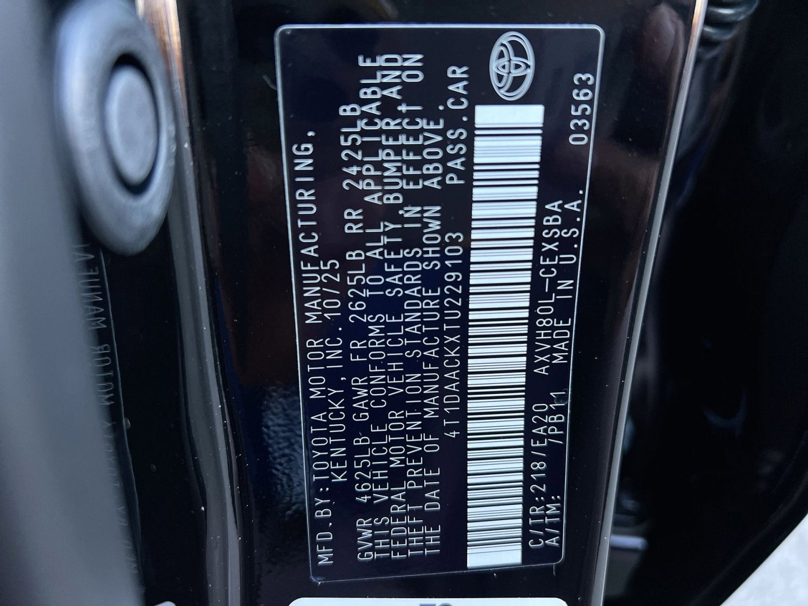 2026 Toyota Camry SE