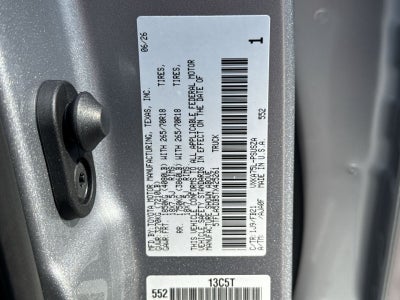 2026 Toyota Tundra SR5