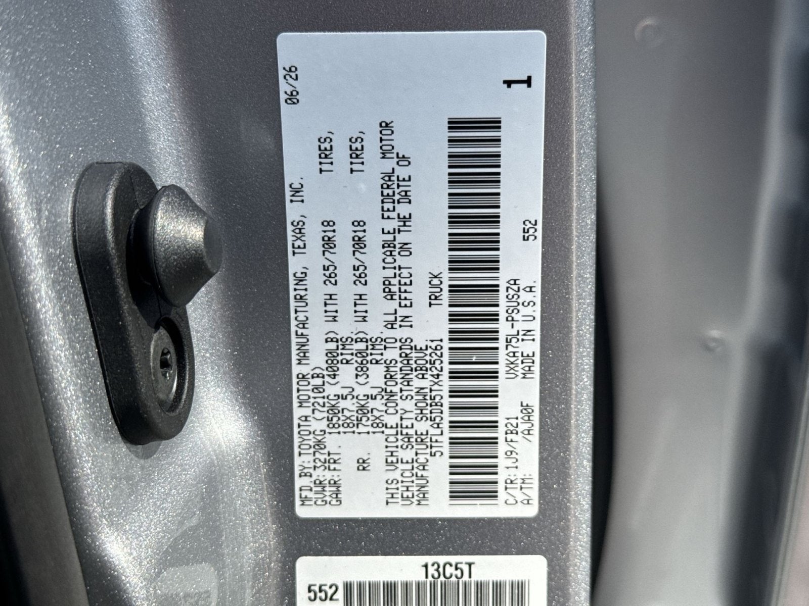 2026 Toyota Tundra SR5