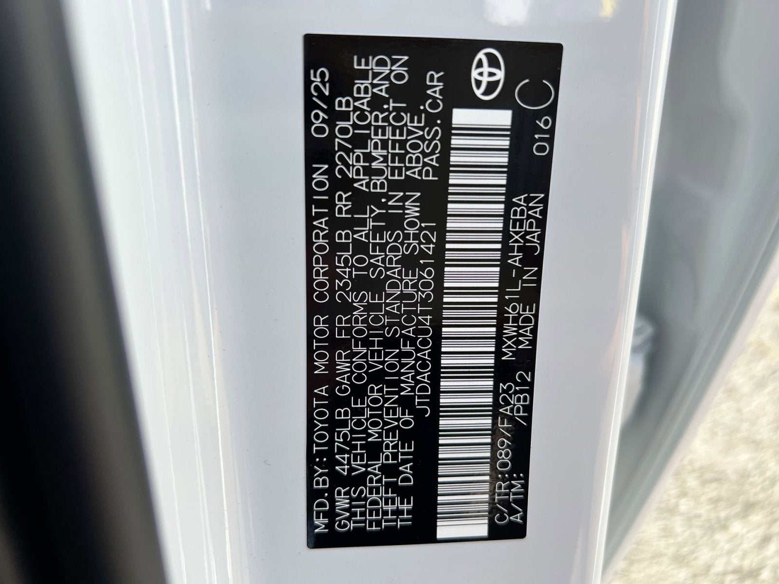 2026 Toyota Prius Plug-In Hybrid SE