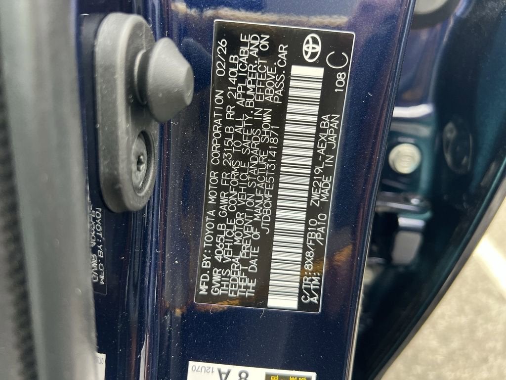 2026 Toyota Corolla Hybrid LE