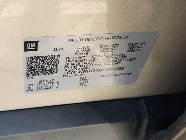 2021 Chevrolet Tahoe RST