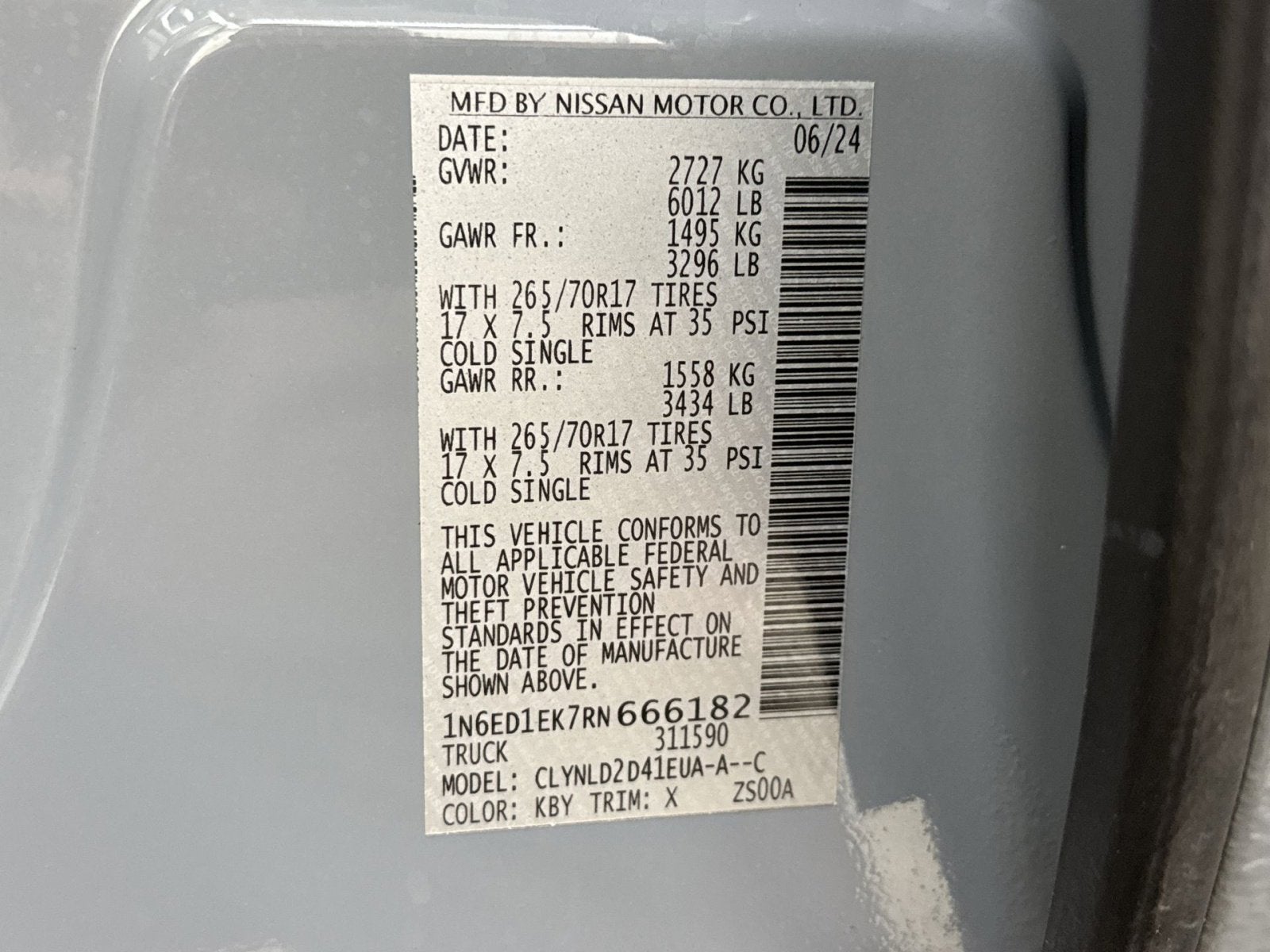 2024 Nissan Frontier PRO-4X