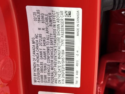 2025 Honda Civic Sport