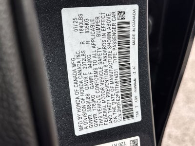 2026 Honda Civic Sport