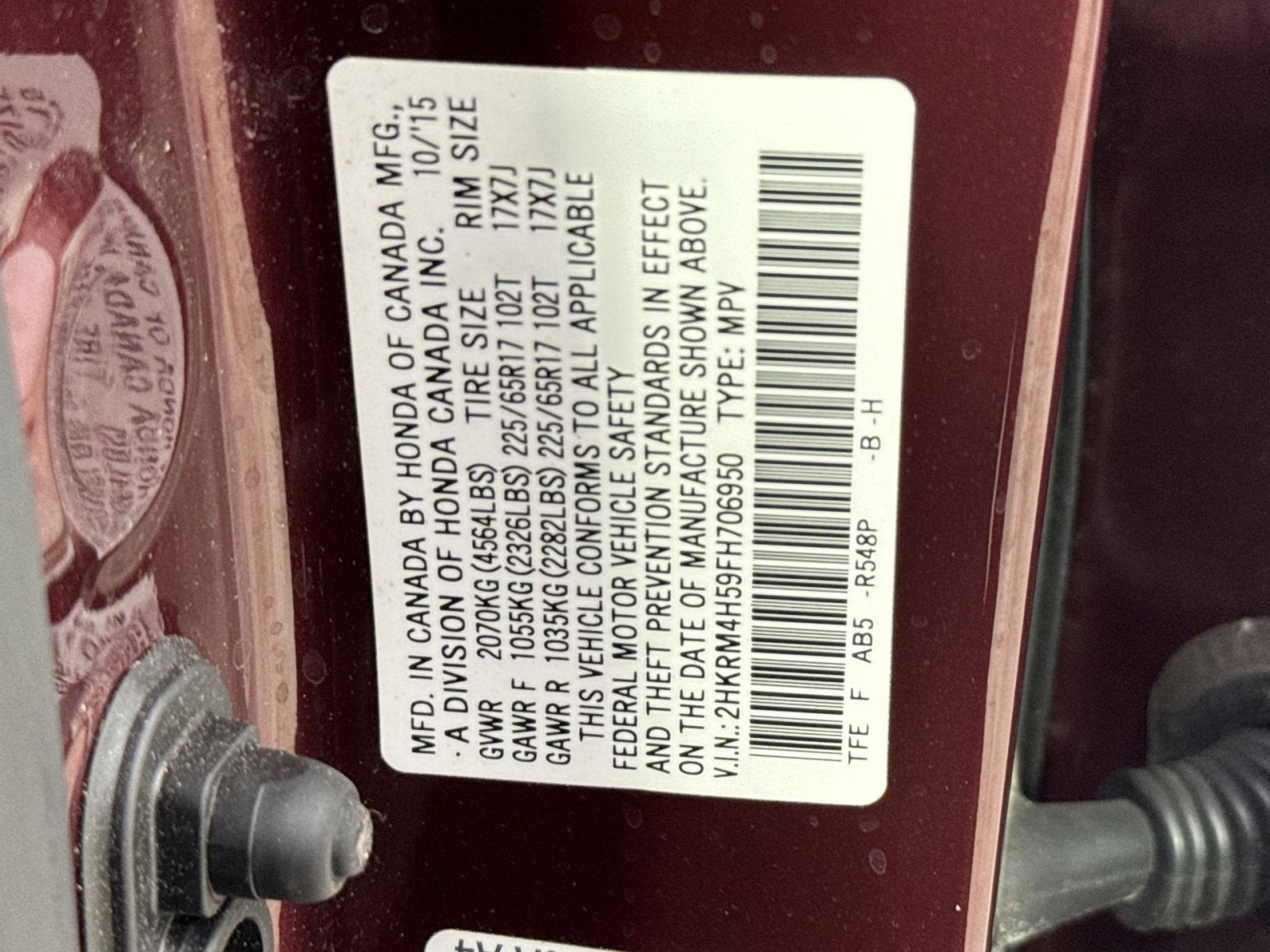 2015 Honda CR-V EX