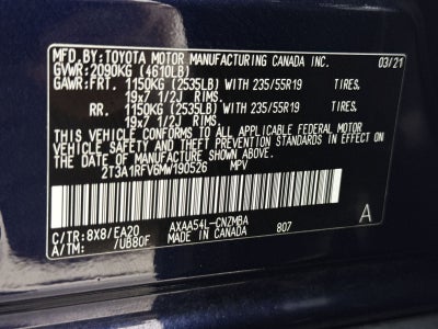 2021 Toyota RAV4 XLE Premium