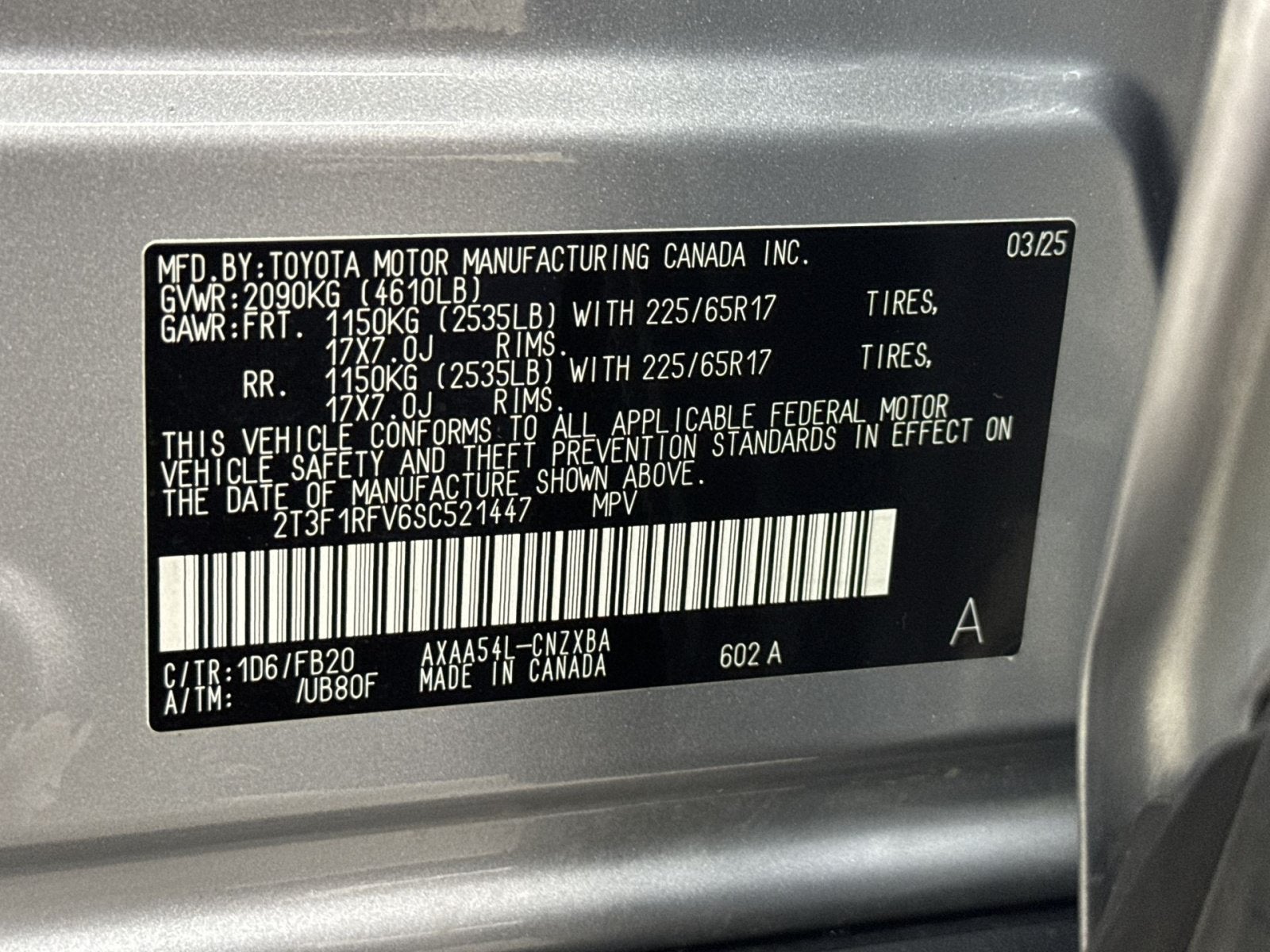 2025 Toyota RAV4 LE