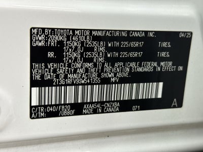 2025 Toyota RAV4 LE