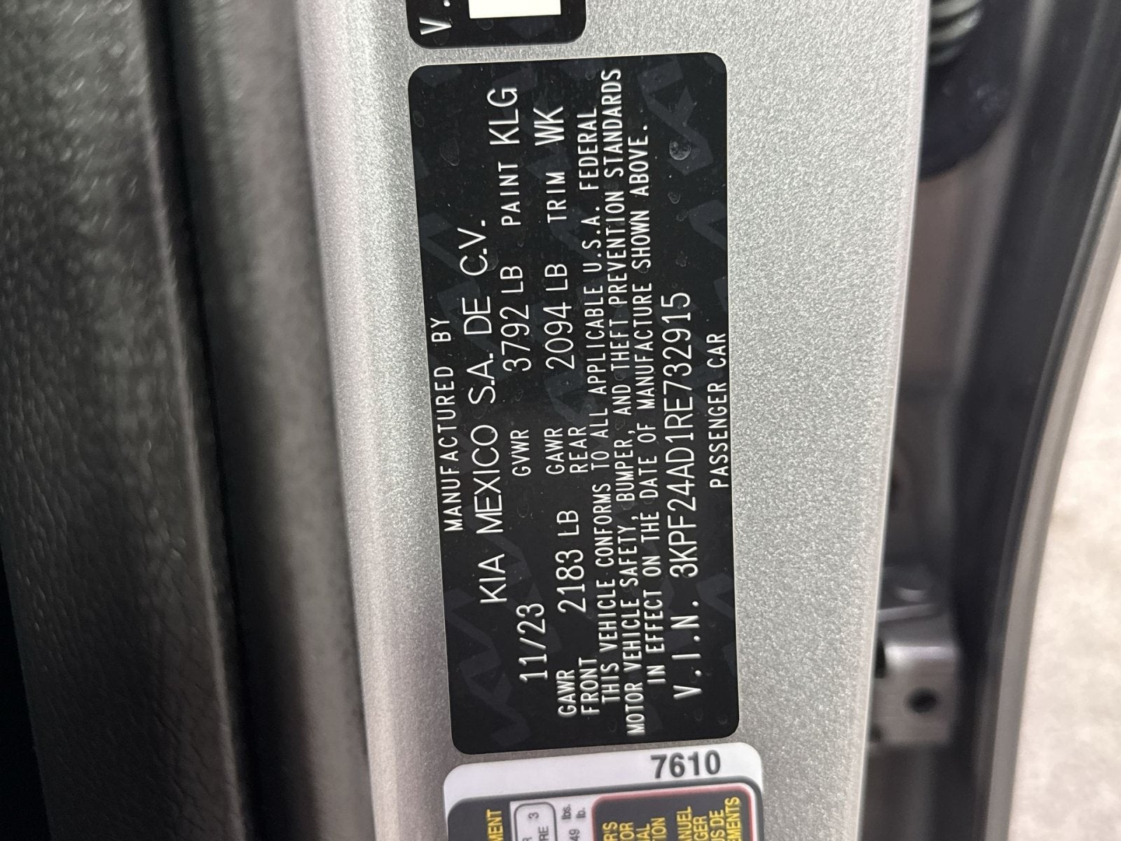2024 Kia Forte LXS