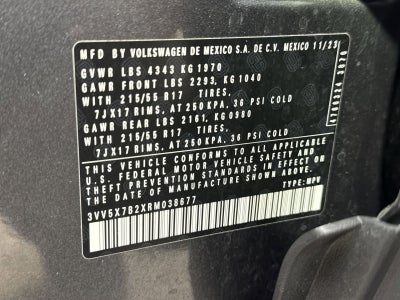 2024 Volkswagen Taos 1.5T S