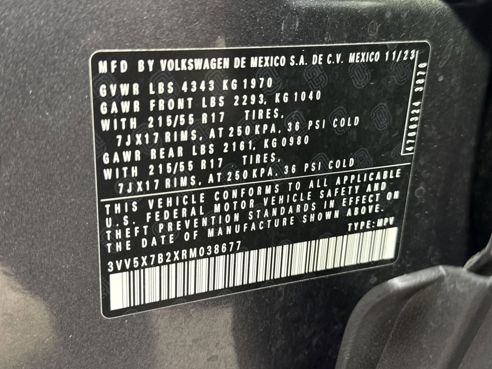 2024 Volkswagen Taos 1.5T S