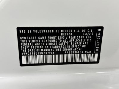 2025 Volkswagen Jetta GLI 2.0T Autobahn