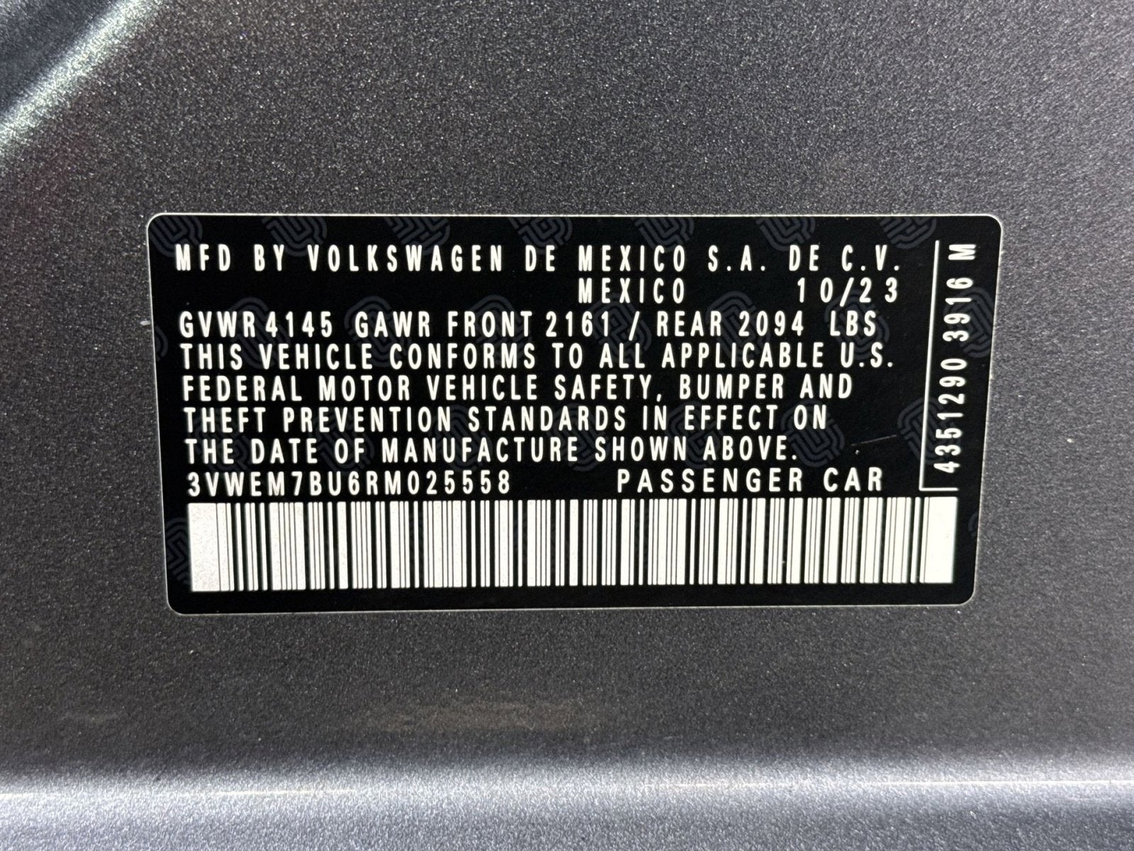 2024 Volkswagen Jetta 1.5T SE