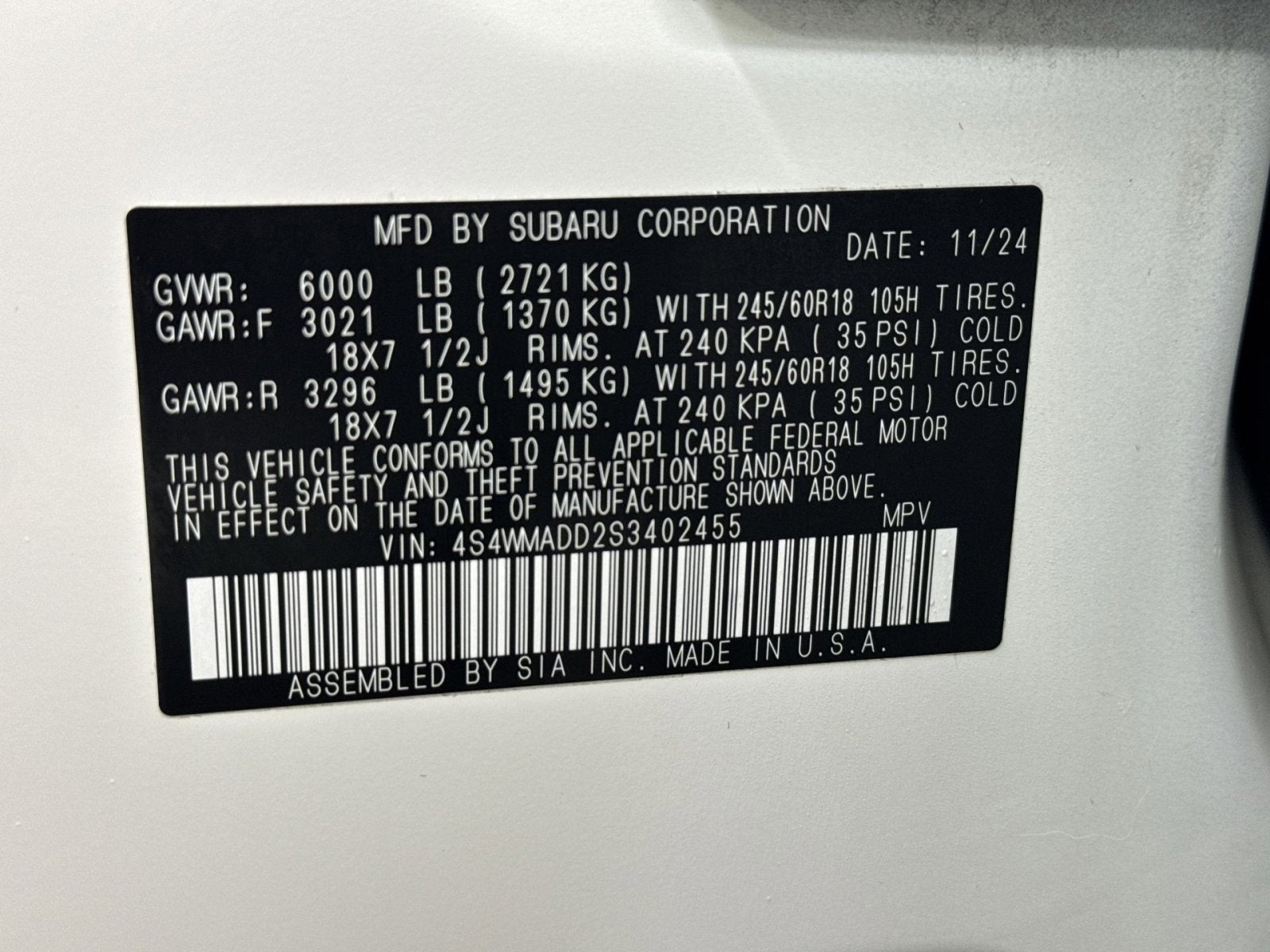 2025 Subaru Ascent Premium