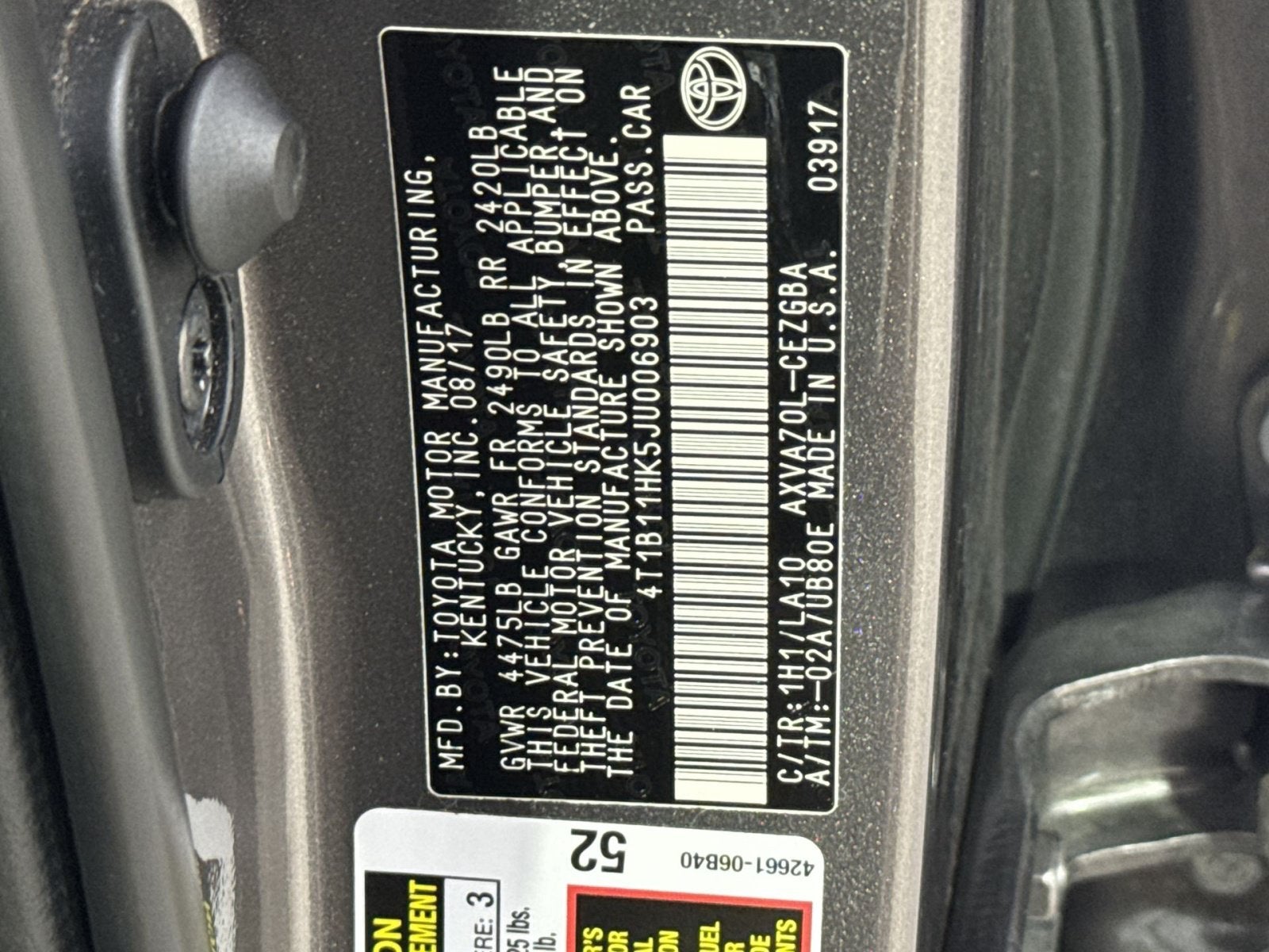 2018 Toyota Camry XLE