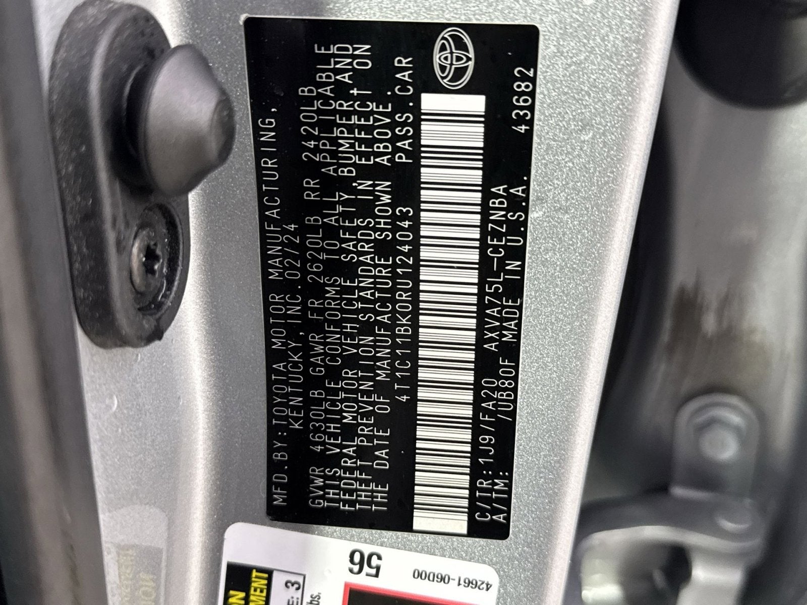 2024 Toyota Camry LE