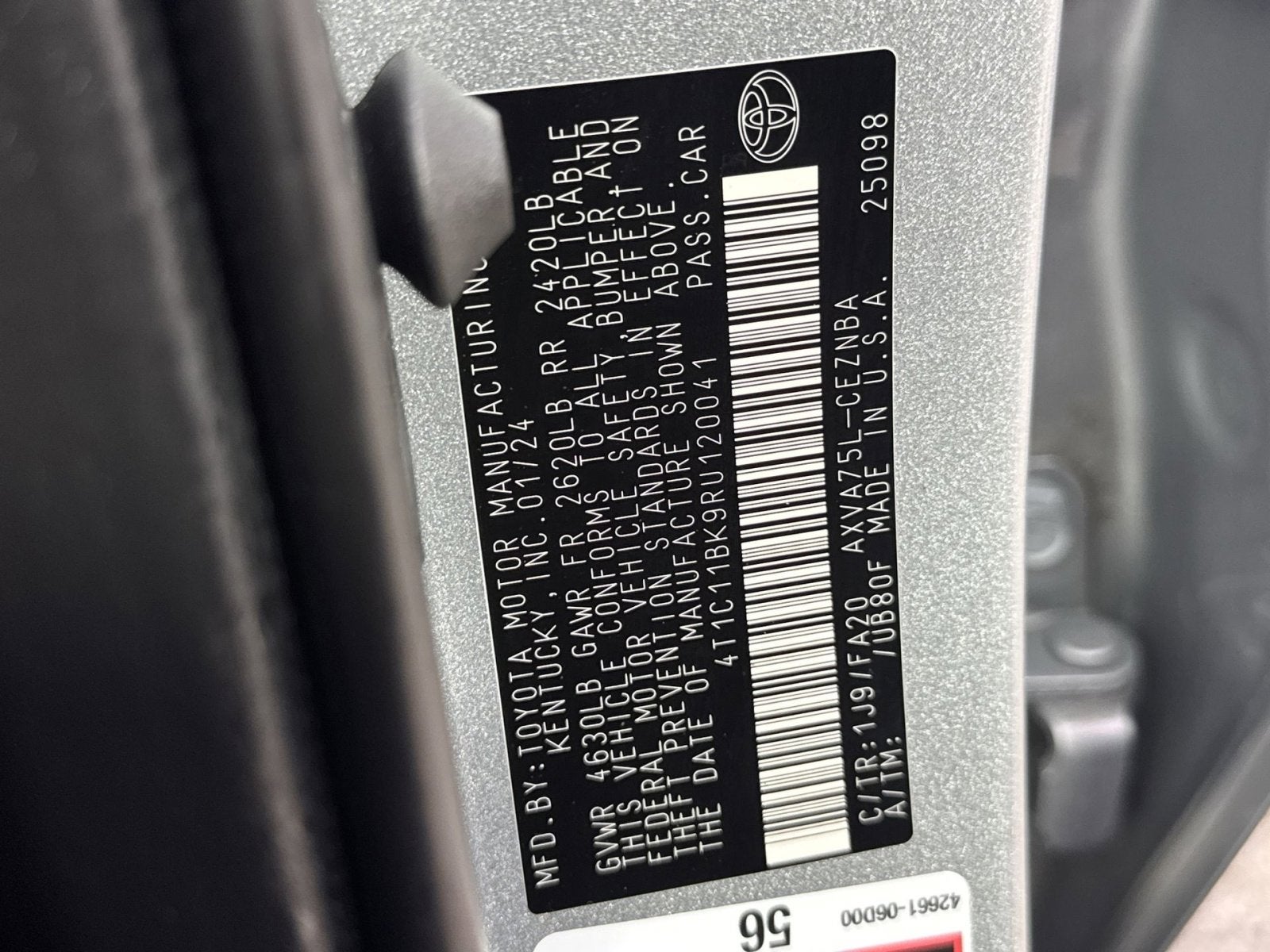 2024 Toyota Camry LE