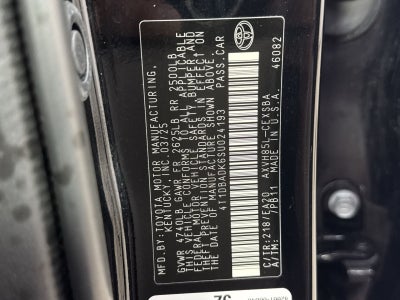 2025 Toyota Camry SE