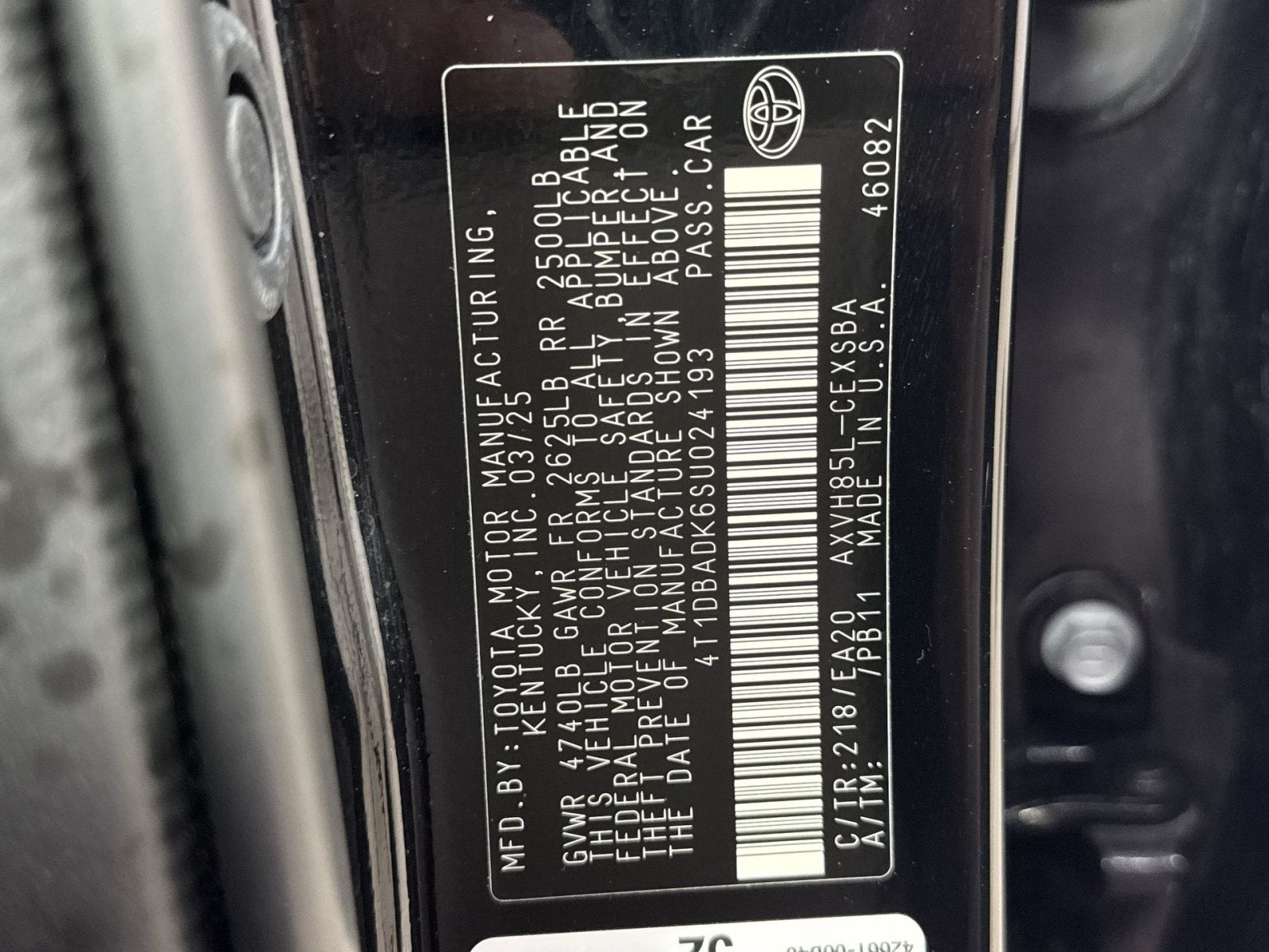 2025 Toyota Camry SE