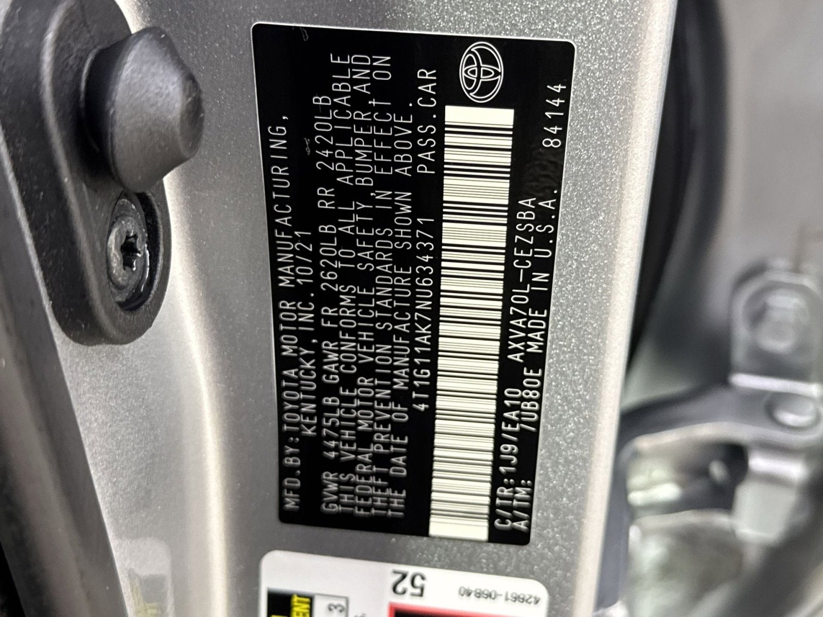 2022 Toyota Camry SE