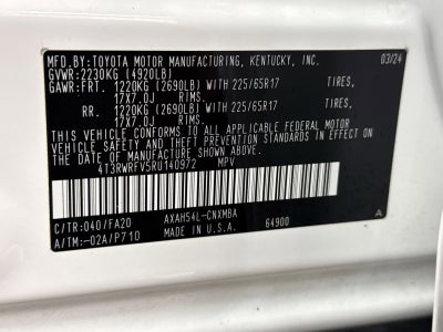 2024 Toyota RAV4 Hybrid XLE