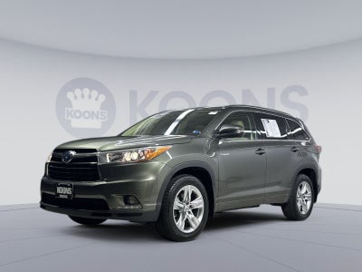 2015 Toyota Highlander Hybrid Limited Platinum
