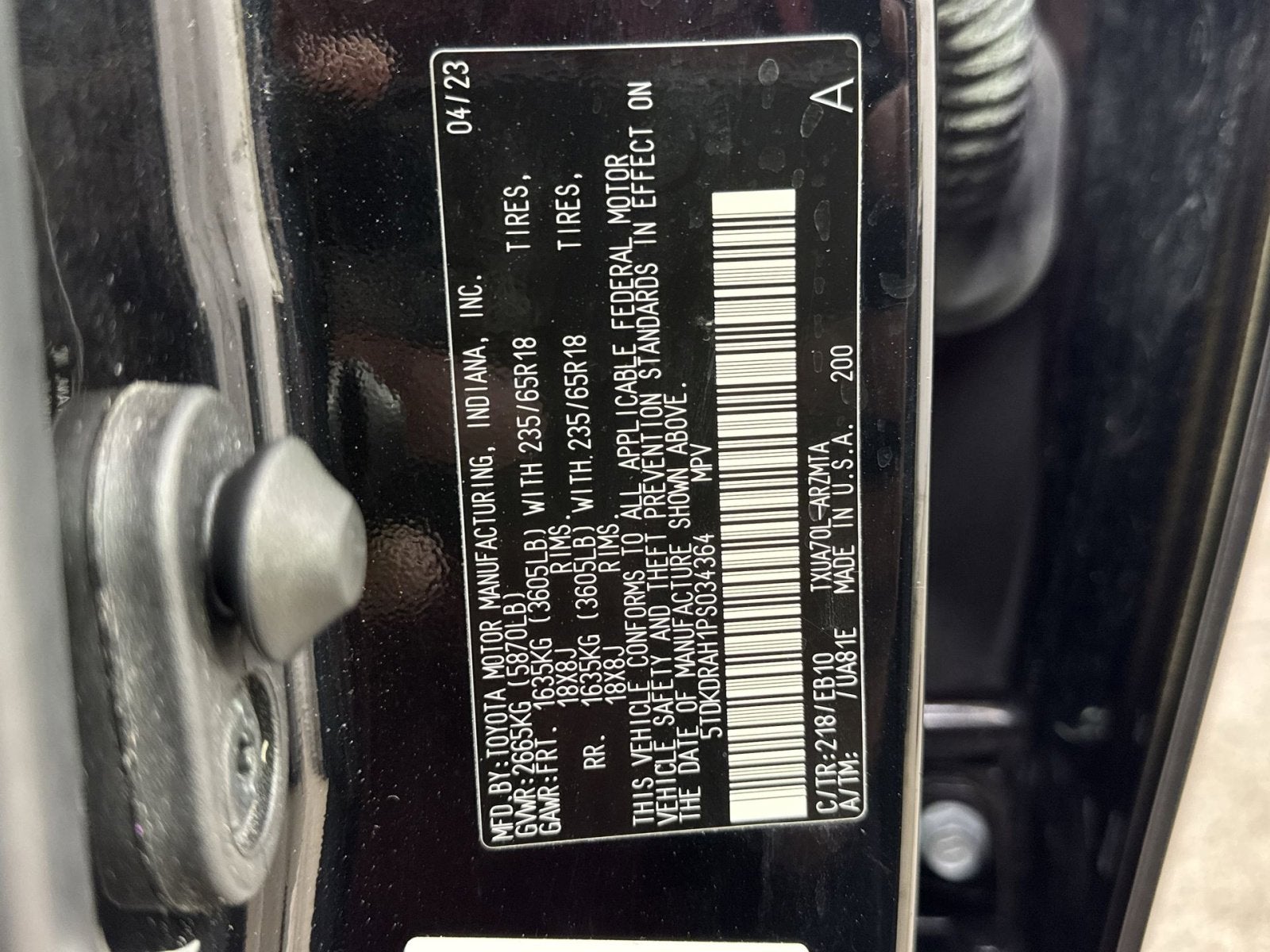 2023 Toyota Highlander XLE