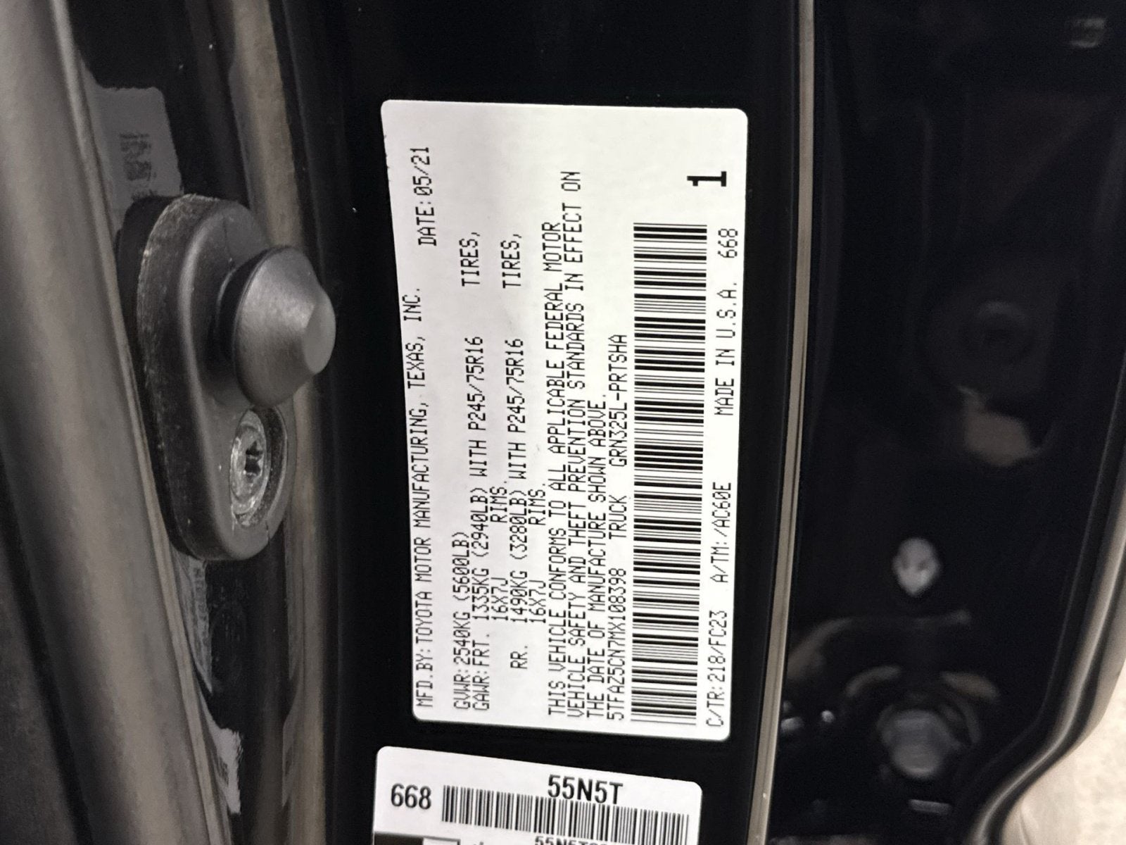 2021 Toyota Tacoma SR5