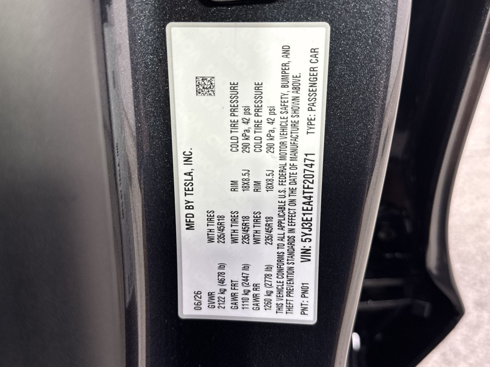 2026 Tesla Model 3 Base