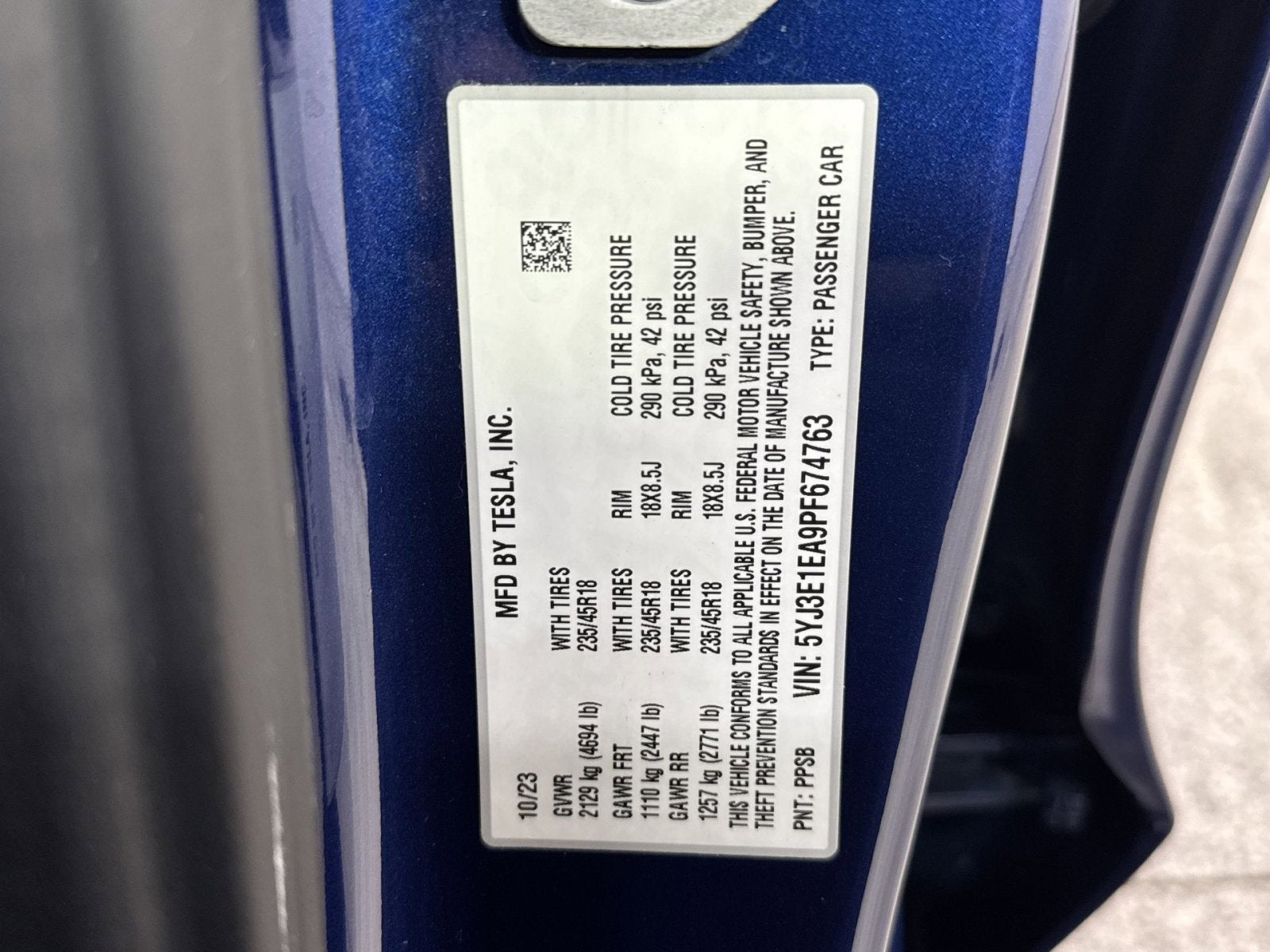 2023 Tesla Model 3 Base