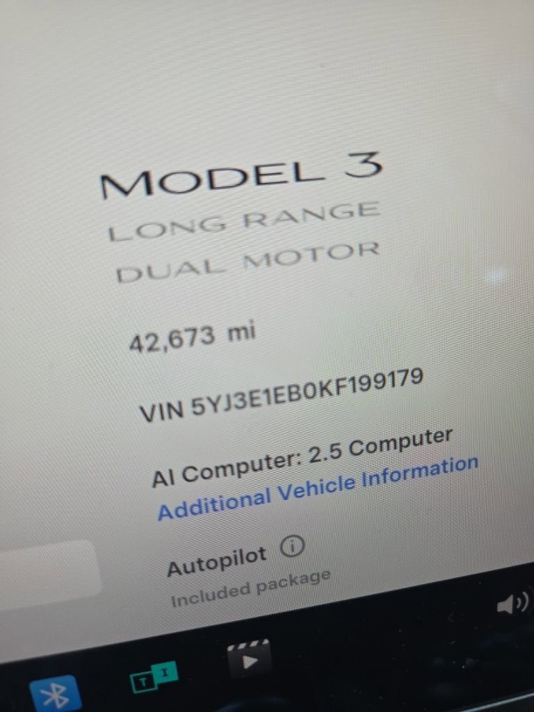 2019 Tesla Model 3 Long Range