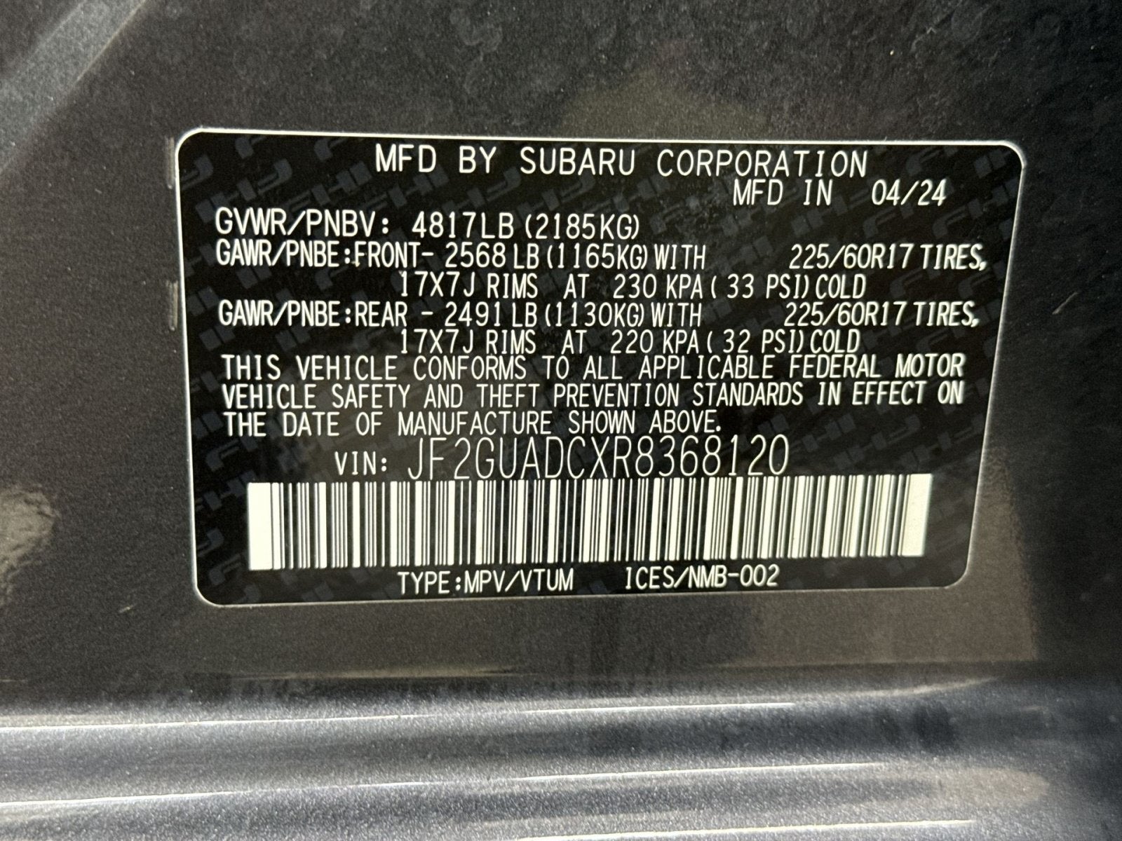 2024 Subaru Crosstrek Premium