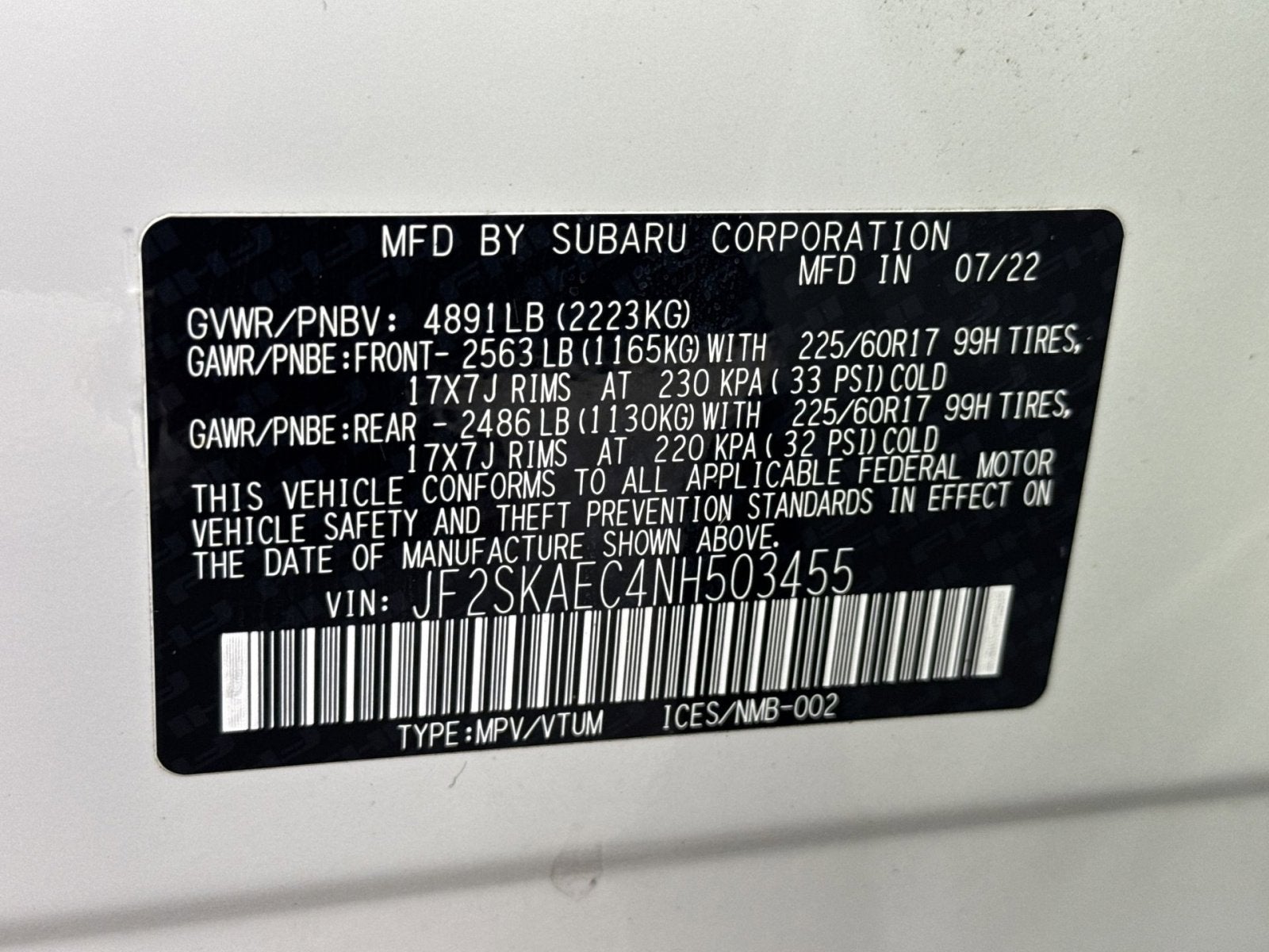 2022 Subaru Forester Premium