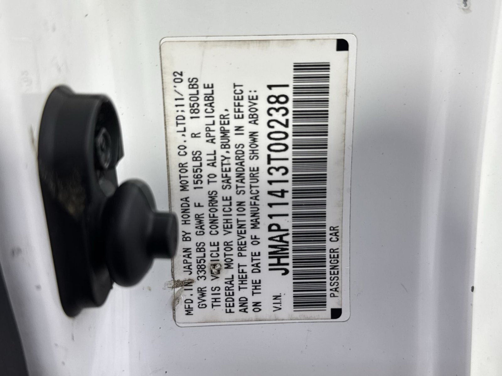 2003 Honda S2000 Base