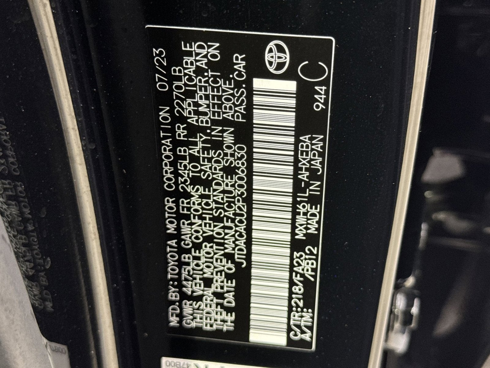 2023 Toyota Prius Prime SE