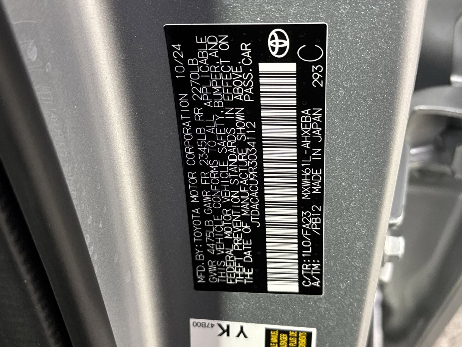 2024 Toyota Prius Prime SE