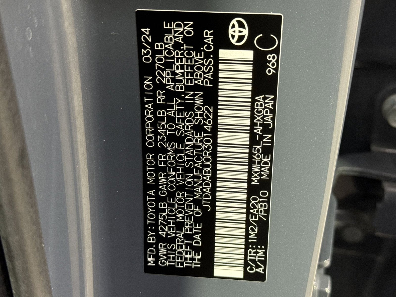 2024 Toyota Prius XLE