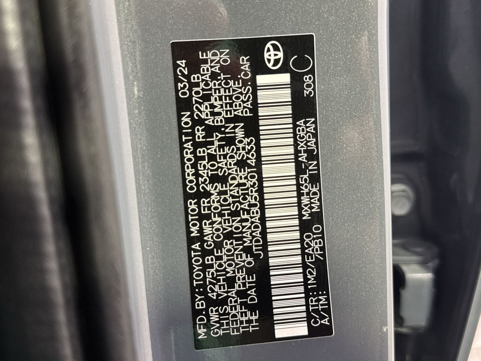 2024 Toyota Prius XLE