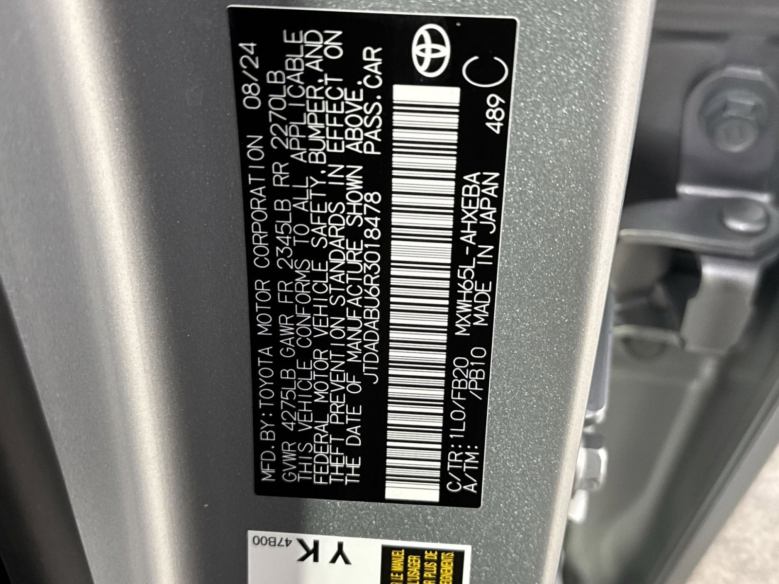 2024 Toyota Prius LE