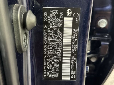 2025 Toyota Corolla Hybrid LE