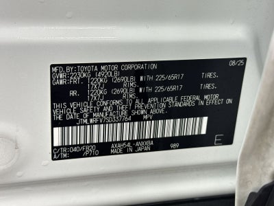 2025 Toyota RAV4 Hybrid LE