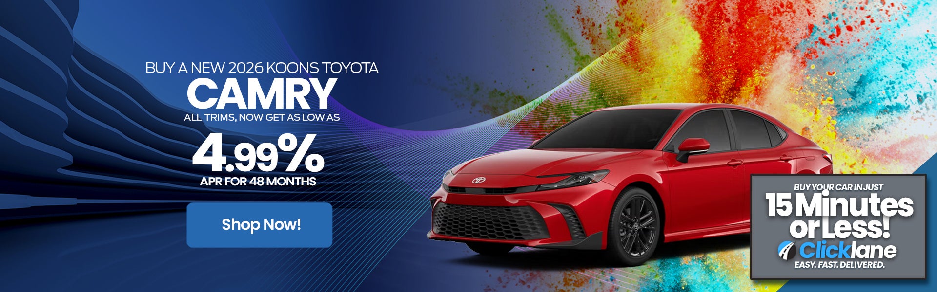 2026 Toyota Camry APR Offer